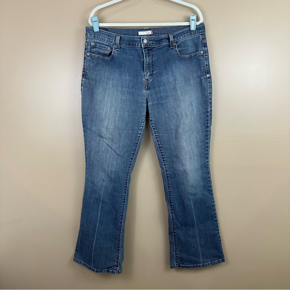 Levi’s 515 Bootcut Womens Denim Blue Jeans 16 Medium Casual Basic Boho